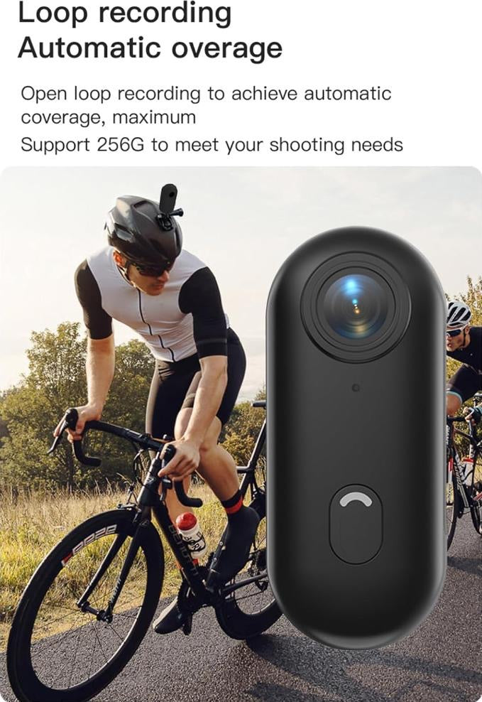 Mini Sportscamera 1080P with Magnetic Lanyard Black friday discount!