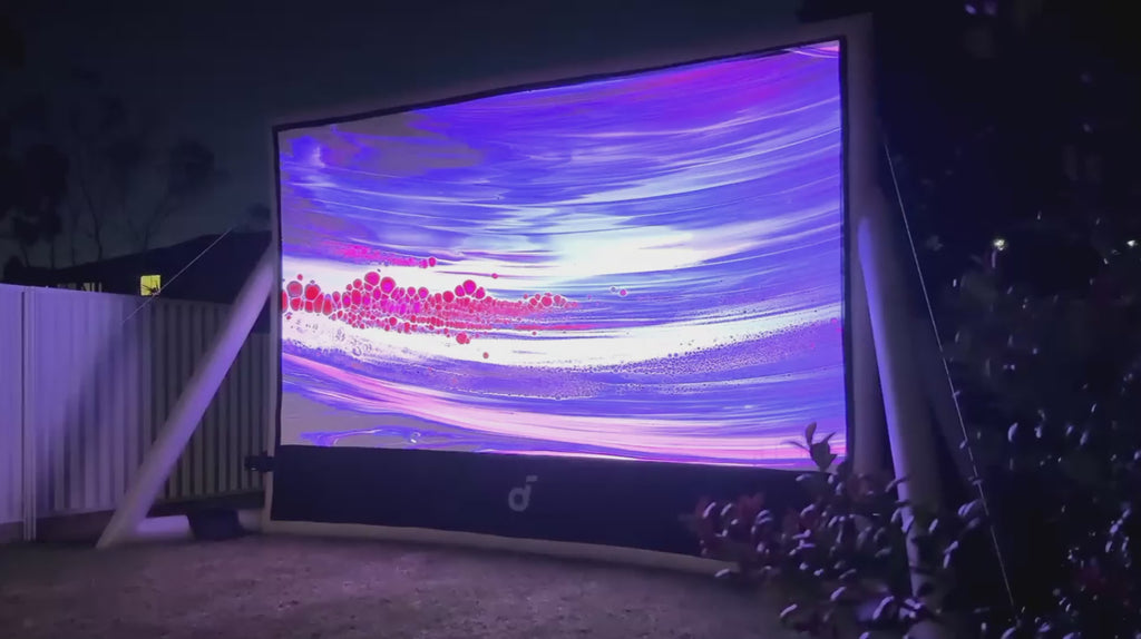 Mini Projector ┃ Flexible works both outside and inside